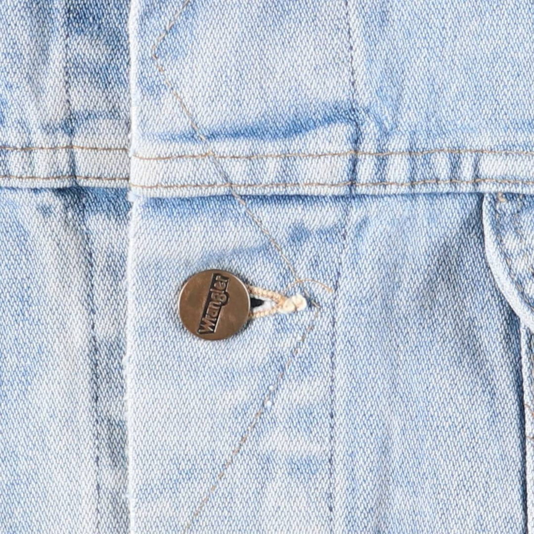 Vintage Wrangler denim jacket, size M, men's cotton blue type Vintage Second Hand