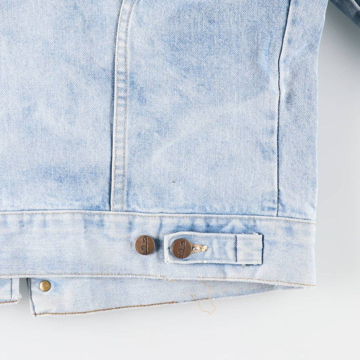 Vintage Wrangler denim jacket, size M, men's cotton blue type Vintage Second Hand