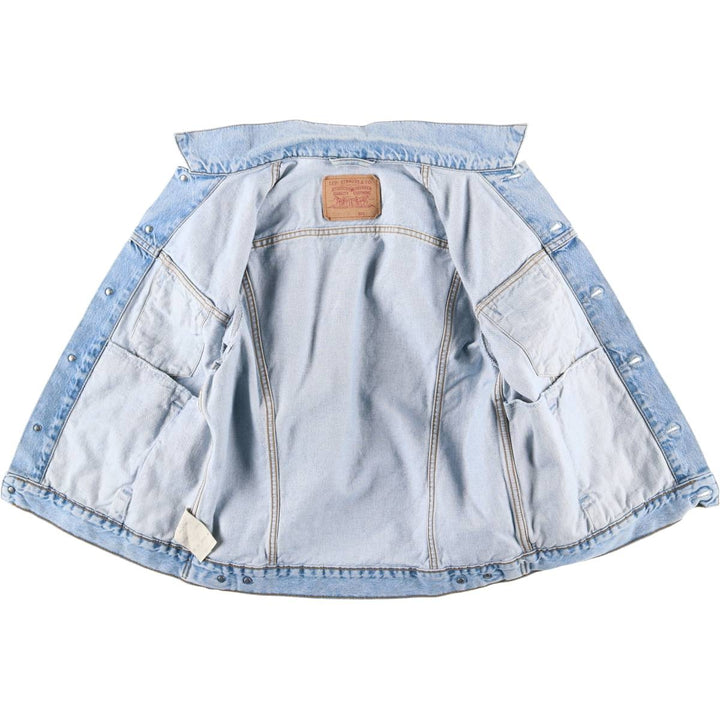 90'S Levi's 70503-0283 Denim Jacket, Men's Medium, Vintage cotton blue type Vintage Second Hand