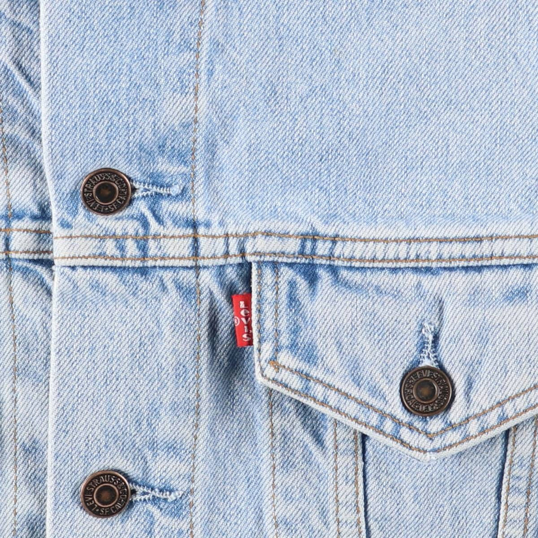 90'S Levi's 70503-0283 Denim Jacket, Men's Medium, Vintage cotton blue type Vintage Second Hand
