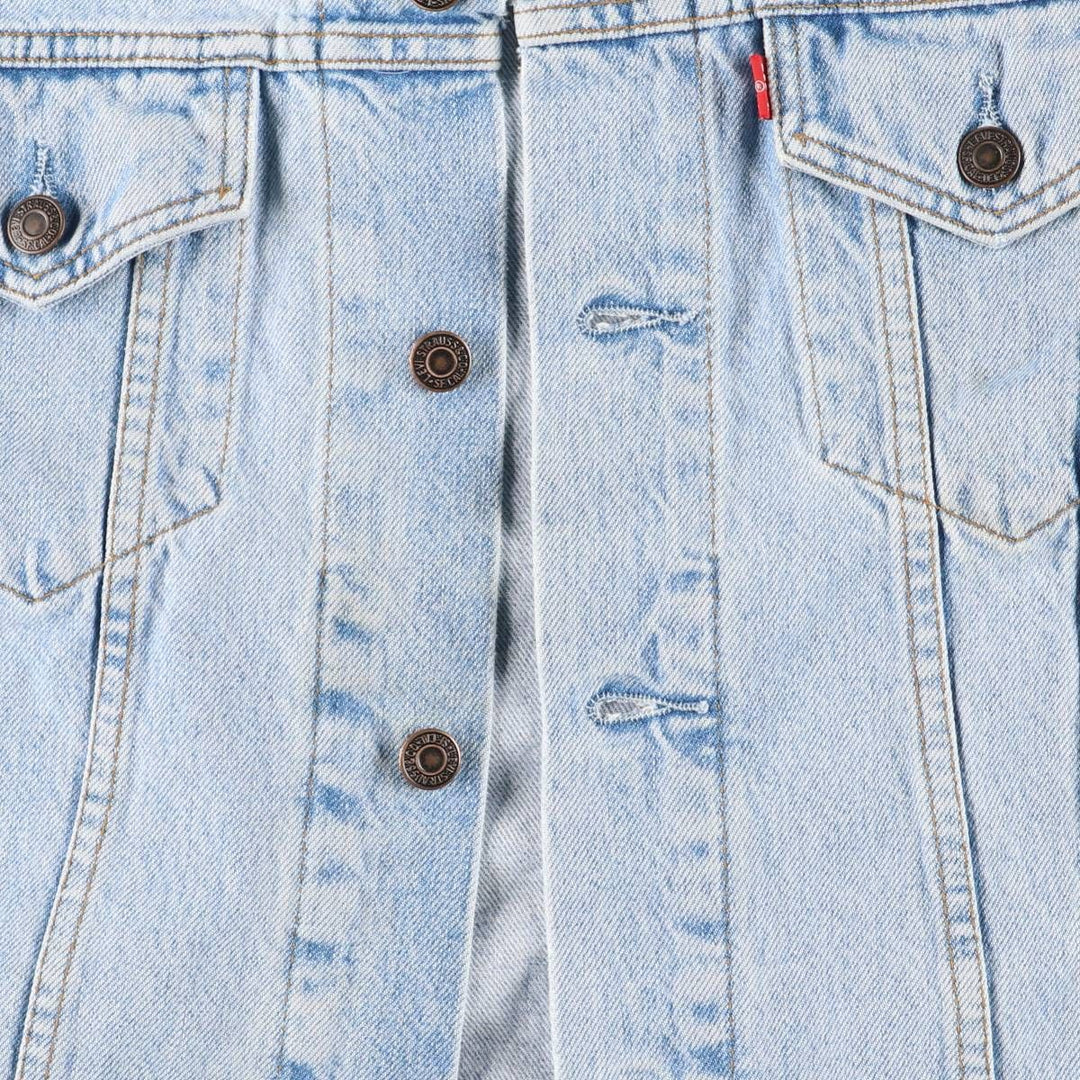 90'S Levi's 70503-0283 Denim Jacket, Men's Medium, Vintage cotton blue type Vintage Second Hand