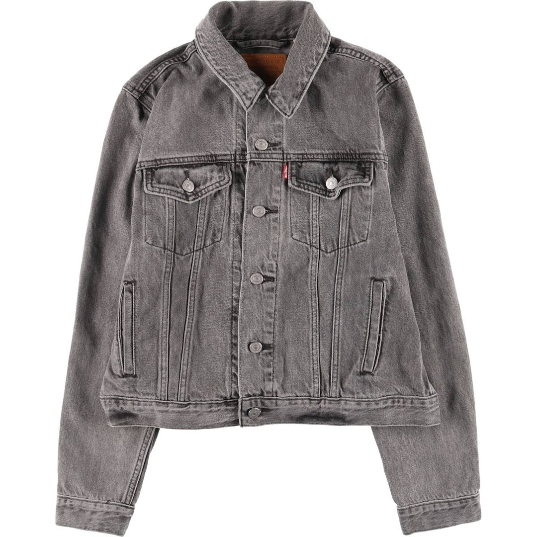 Levi's PREMIUM Yarn-Dyed Black Denim Jacket, Men's Size L cotton black type Vintage Second Hand