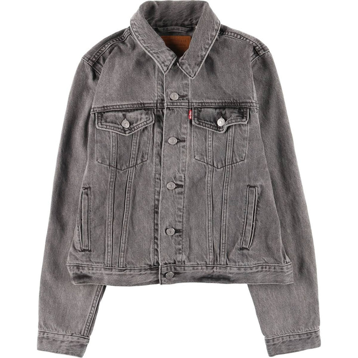 Levi's PREMIUM Yarn-Dyed Black Denim Jacket, Men's Size L cotton black type Vintage Second Hand