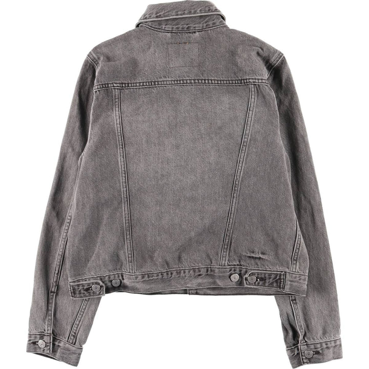 Levi's PREMIUM Yarn-Dyed Black Denim Jacket, Men's Size L cotton black type Vintage Second Hand