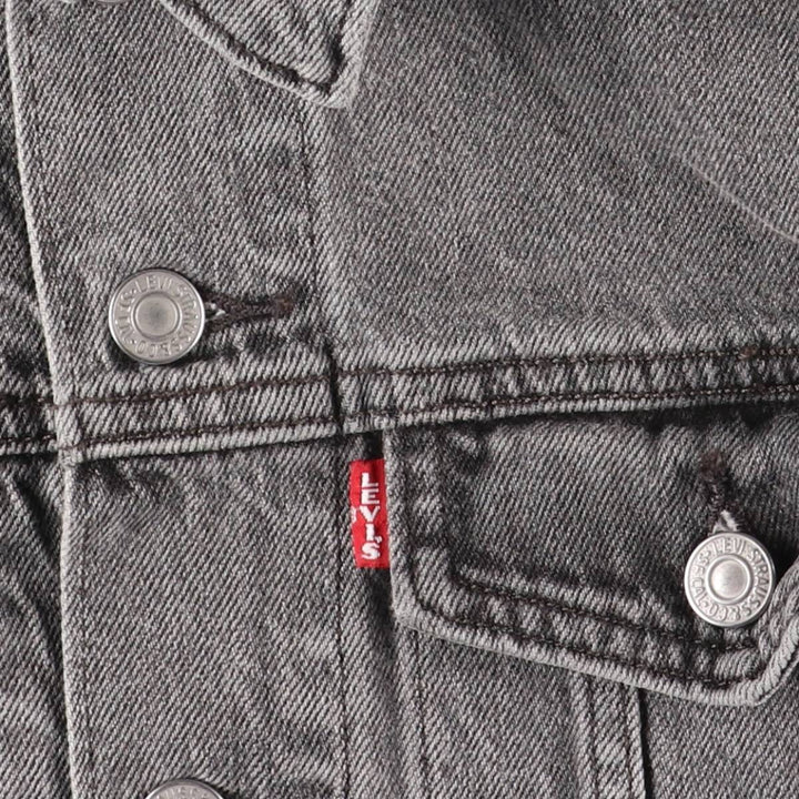 Levi's PREMIUM Yarn-Dyed Black Denim Jacket, Men's Size L cotton black type Vintage Second Hand