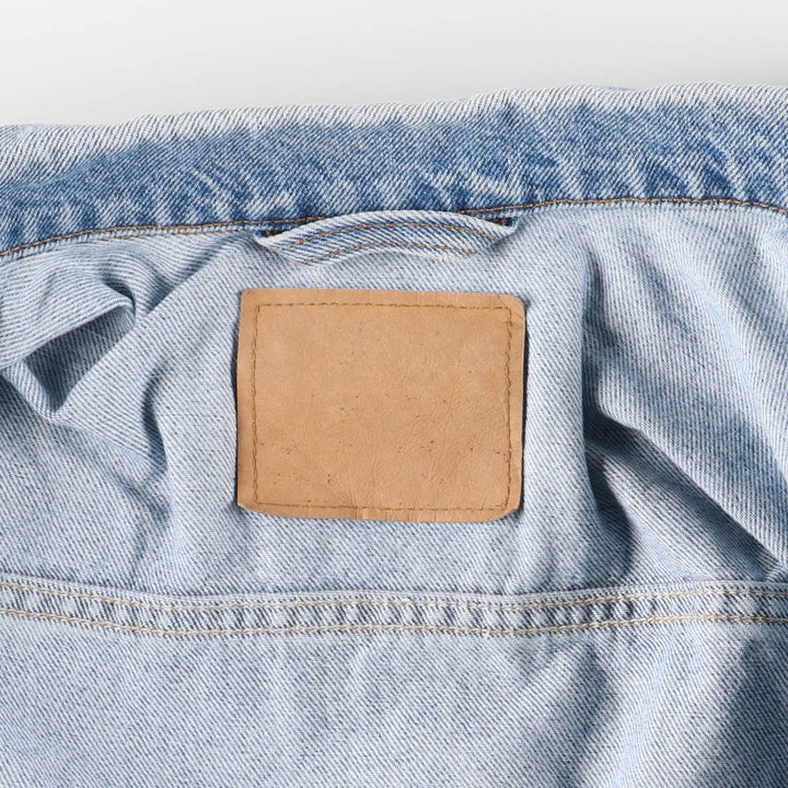 90'S Levi's 70507-0383 Denim Jacket, Made in USA, Men's Size XL, Vintage cotton blue type Vintage Second Hand