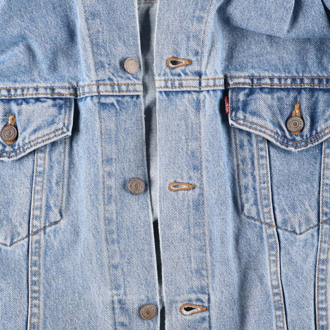 90'S Levi's 70507-0383 Denim Jacket, Made in USA, Men's Size XL, Vintage cotton blue type Vintage Second Hand