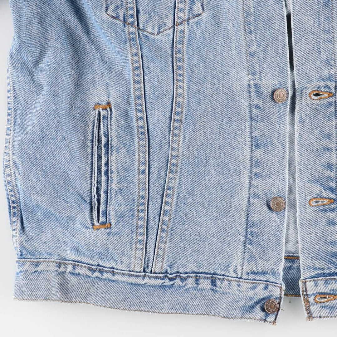 90'S Levi's 70507-0383 Denim Jacket, Made in USA, Men's Size XL, Vintage cotton blue type Vintage Second Hand