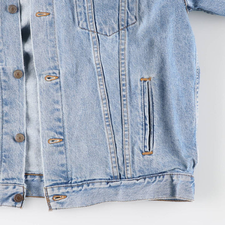 90'S Levi's 70507-0383 Denim Jacket, Made in USA, Men's Size XL, Vintage cotton blue type Vintage Second Hand