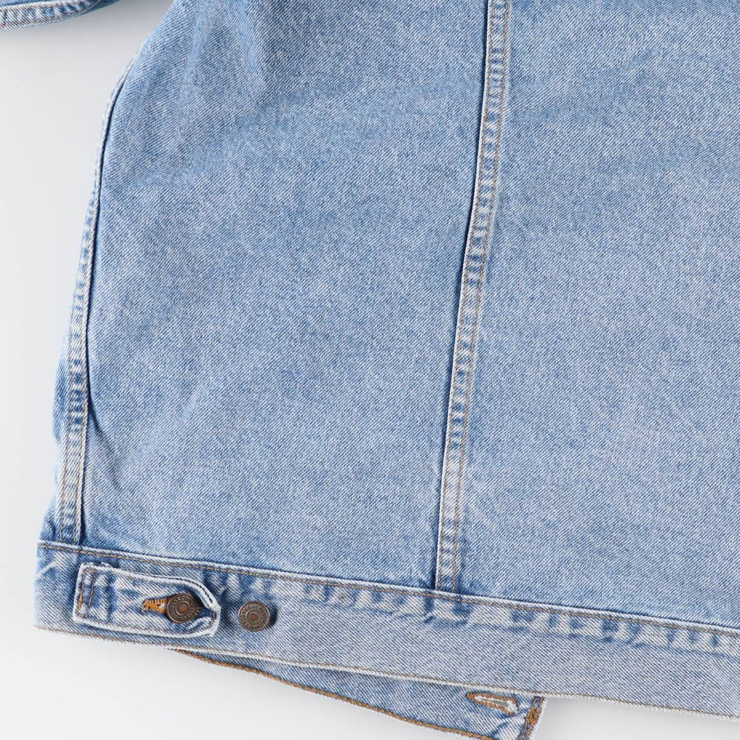 90'S Levi's 70507-0383 Denim Jacket, Made in USA, Men's Size XL, Vintage cotton blue type Vintage Second Hand