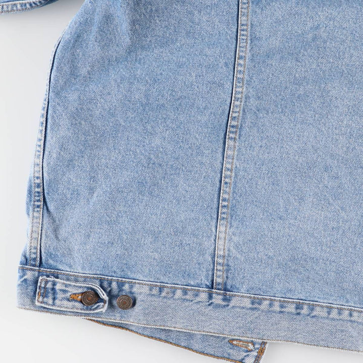 90'S Levi's 70507-0383 Denim Jacket, Made in USA, Men's Size XL, Vintage cotton blue type Vintage Second Hand