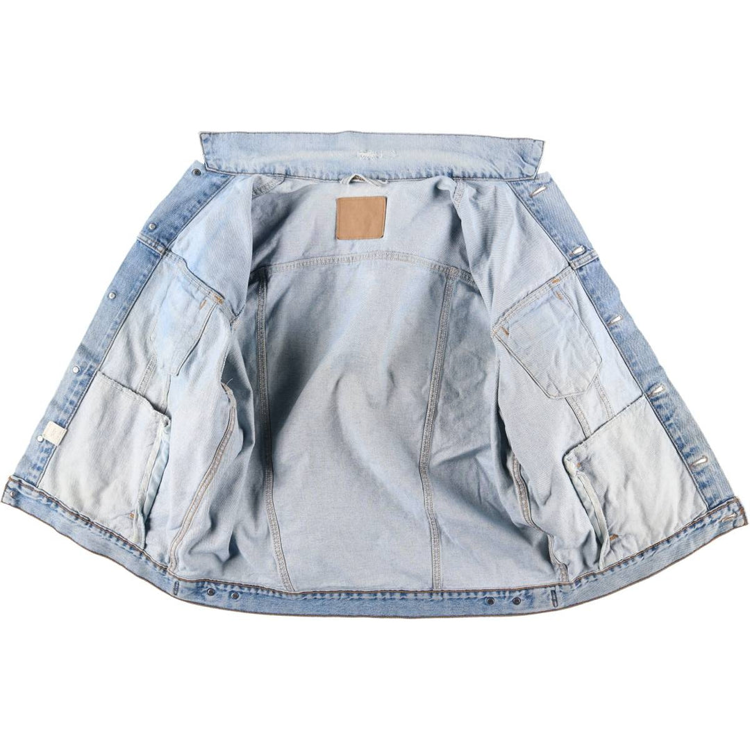 90'S Levi's 70507-0389 denim jacket, denim jacket, made in USA, men's XL size, vintage cotton blue type Vintage Second Hand