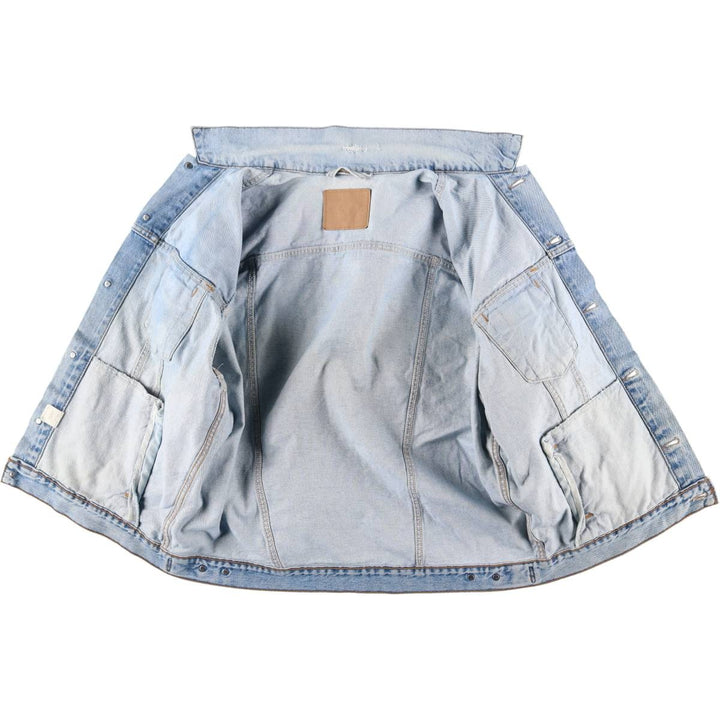 90'S Levi's 70507-0389 denim jacket, denim jacket, made in USA, men's XL size, vintage cotton blue type Vintage Second Hand