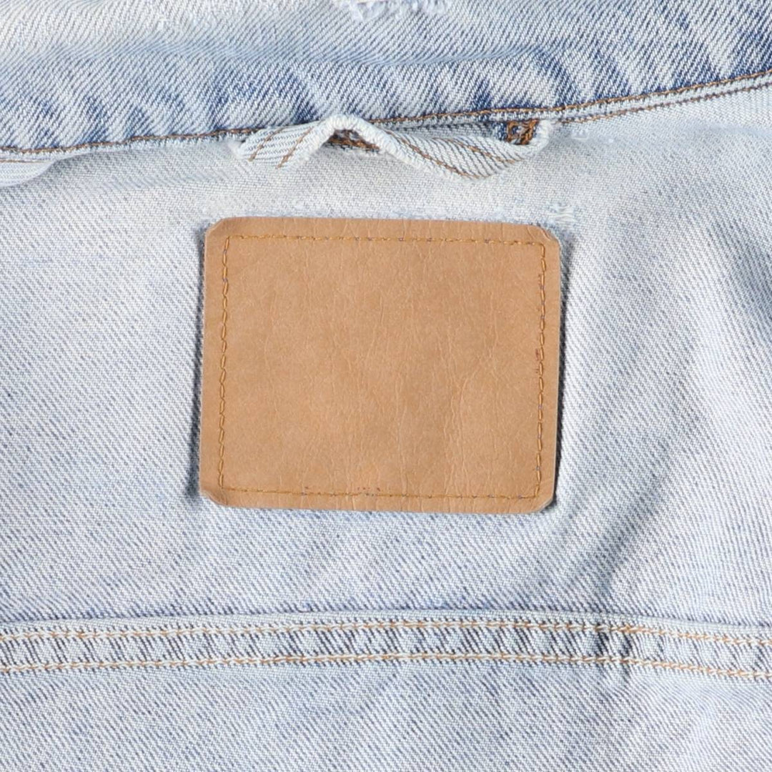90'S Levi's 70507-0389 denim jacket, denim jacket, made in USA, men's XL size, vintage cotton blue type Vintage Second Hand
