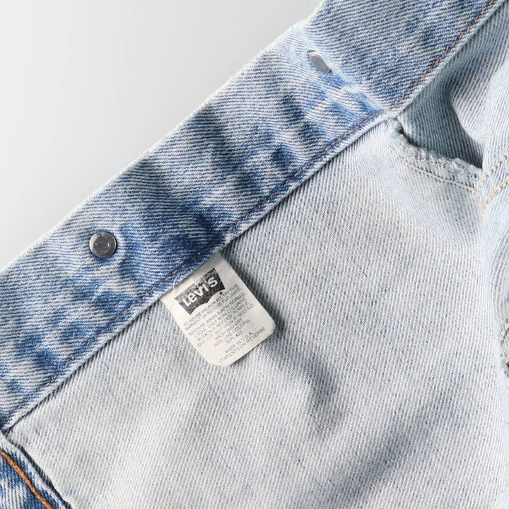 90'S Levi's 70507-0389 denim jacket, denim jacket, made in USA, men's XL size, vintage cotton blue type Vintage Second Hand