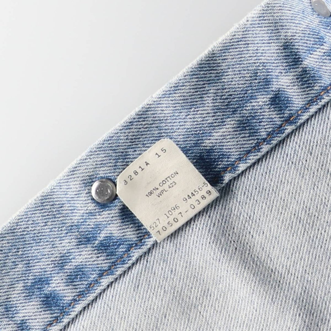 90'S Levi's 70507-0389 denim jacket, denim jacket, made in USA, men's XL size, vintage cotton blue type Vintage Second Hand