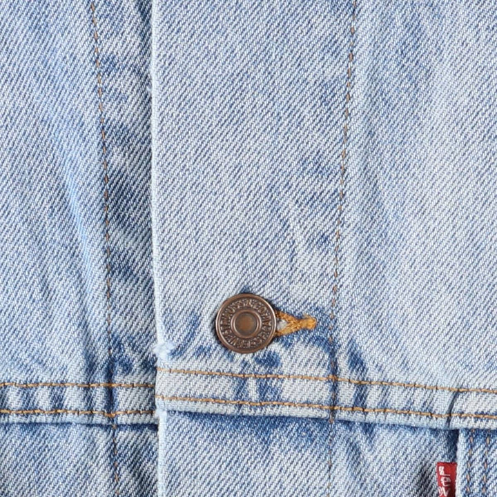 90'S Levi's 70507-0389 denim jacket, denim jacket, made in USA, men's XL size, vintage cotton blue type Vintage Second Hand
