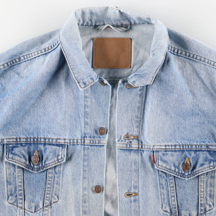 90'S Levi's 70507-0389 denim jacket, denim jacket, made in USA, men's XL size, vintage cotton blue type Vintage Second Hand