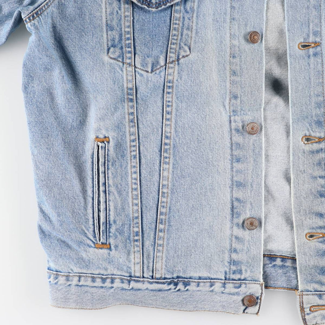 90'S Levi's 70507-0389 denim jacket, denim jacket, made in USA, men's XL size, vintage cotton blue type Vintage Second Hand