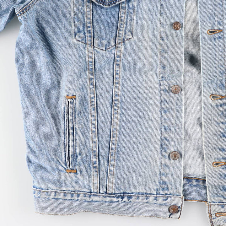 90'S Levi's 70507-0389 denim jacket, denim jacket, made in USA, men's XL size, vintage cotton blue type Vintage Second Hand