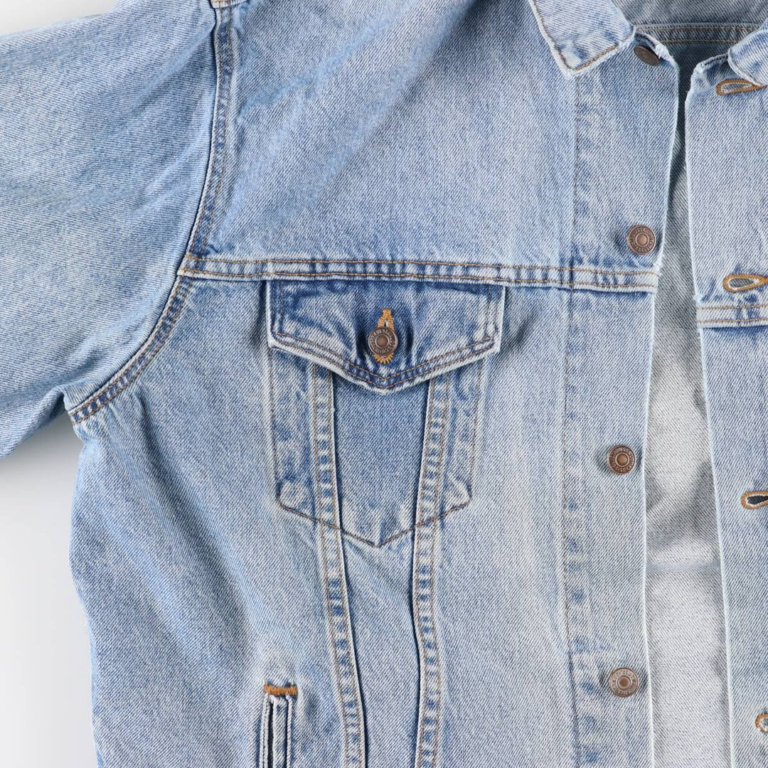 90'S Levi's 70507-0389 denim jacket, denim jacket, made in USA, men's XL size, vintage cotton blue type Vintage Second Hand