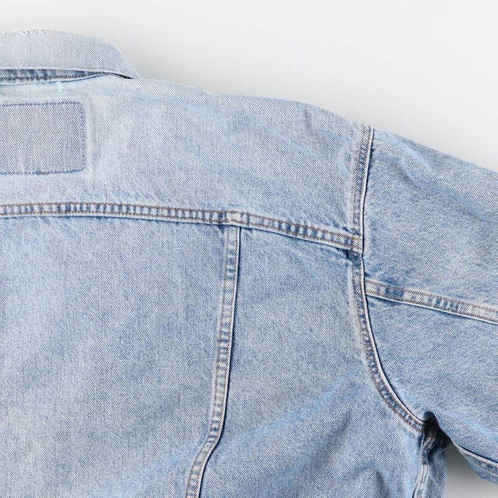 90'S Levi's 70507-0389 denim jacket, denim jacket, made in USA, men's XL size, vintage cotton blue type Vintage Second Hand