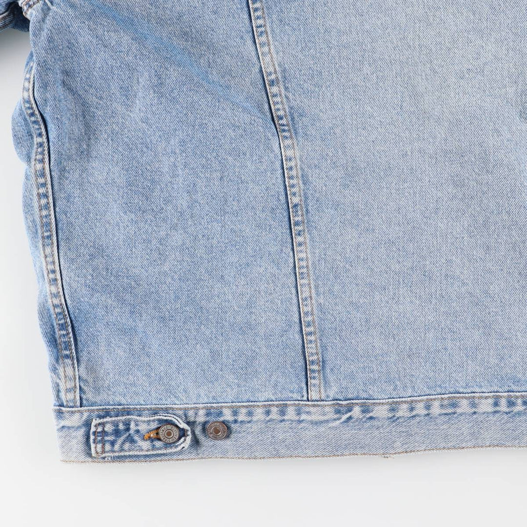 90'S Levi's 70507-0389 denim jacket, denim jacket, made in USA, men's XL size, vintage cotton blue type Vintage Second Hand