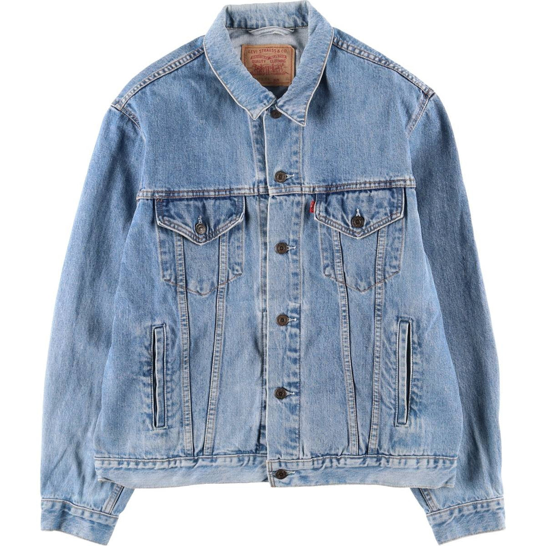 90'S Levi's 70503-0414 denim jacket, G-jacket, men's XL equivalent, vintage cotton blue type Vintage Second Hand