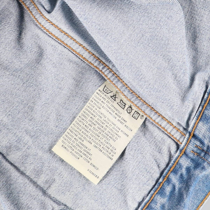 90'S Levi's 70503-0414 denim jacket, G-jacket, men's XL equivalent, vintage cotton blue type Vintage Second Hand