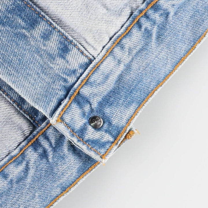 90'S Levi's 70503-0414 denim jacket, G-jacket, men's XL equivalent, vintage cotton blue type Vintage Second Hand