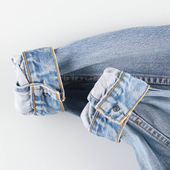 90'S Levi's 70503-0414 denim jacket, G-jacket, men's XL equivalent, vintage cotton blue type Vintage Second Hand