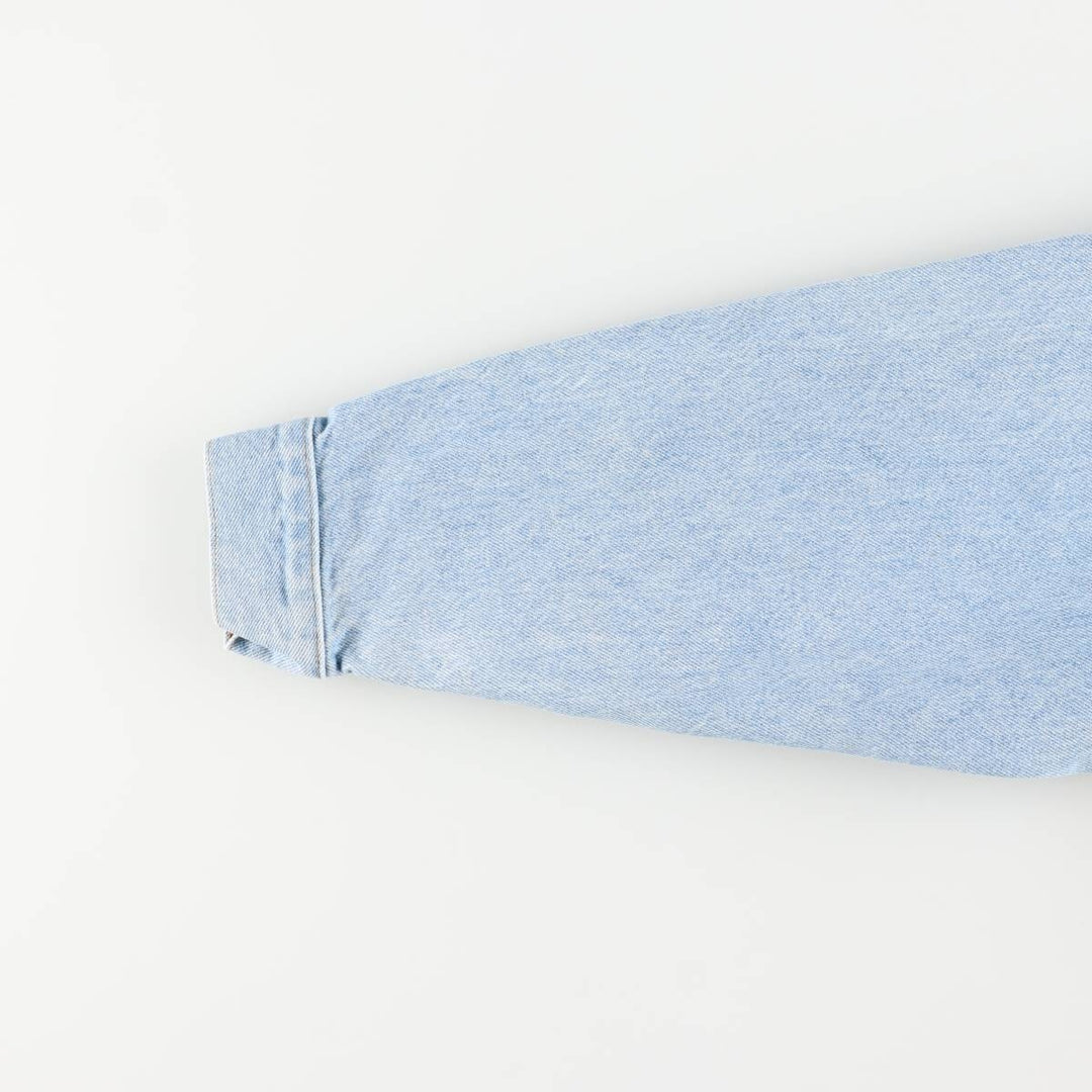 90'S Levi's 70507-0214 denim jacket, denim jacket, made in USA, men's size M, vintage cotton blue type Vintage Second Hand