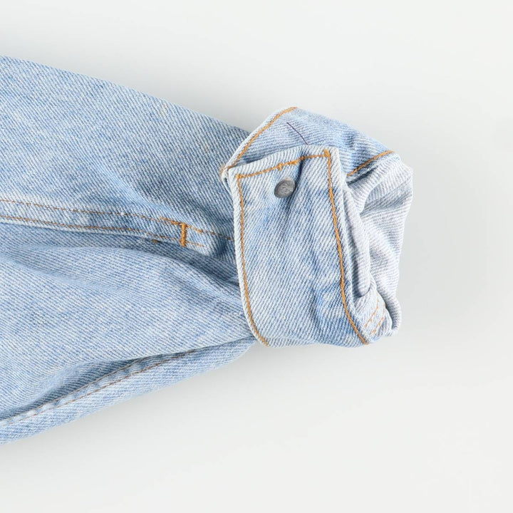 90'S Levi's 70507-0214 denim jacket, denim jacket, made in USA, men's size M, vintage cotton blue type Vintage Second Hand
