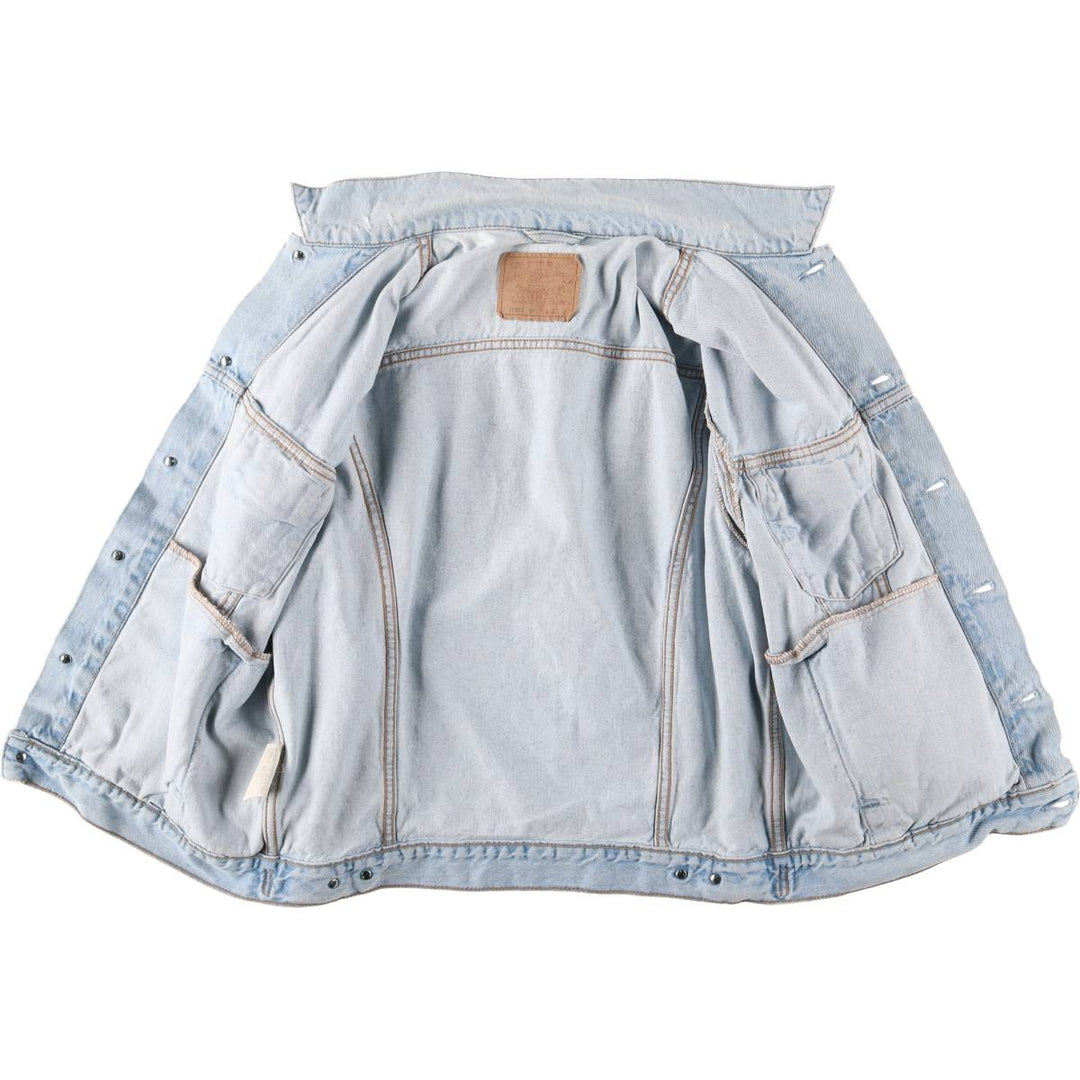 90'S Levi's 70503-0213 Denim Jacket, Men's Size L, Vintage cotton blue type Vintage Second Hand