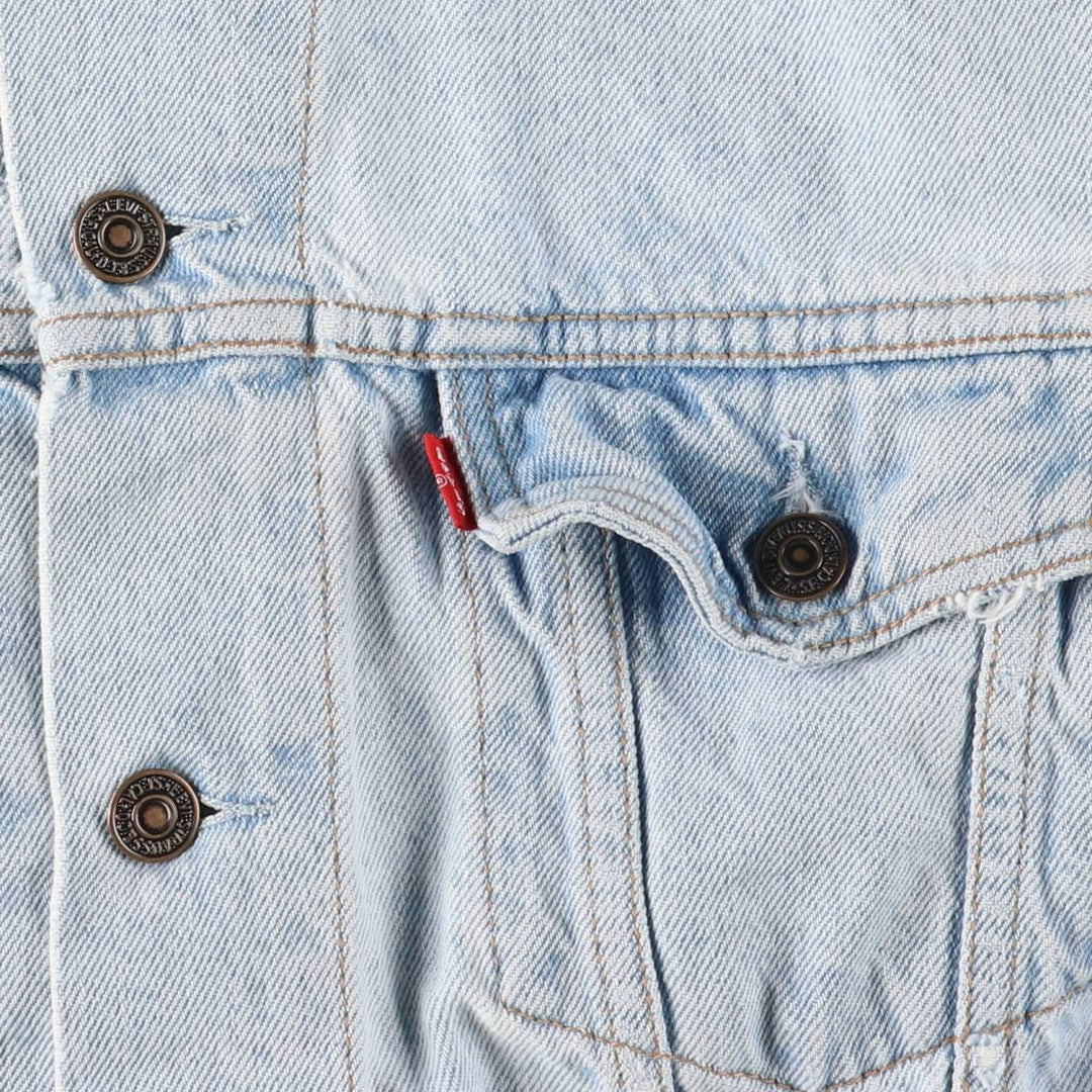 90'S Levi's 70503-0213 Denim Jacket, Men's Size L, Vintage cotton blue type Vintage Second Hand