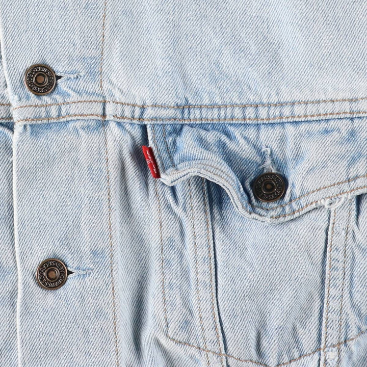 90'S Levi's 70503-0213 Denim Jacket, Men's Size L, Vintage cotton blue type Vintage Second Hand