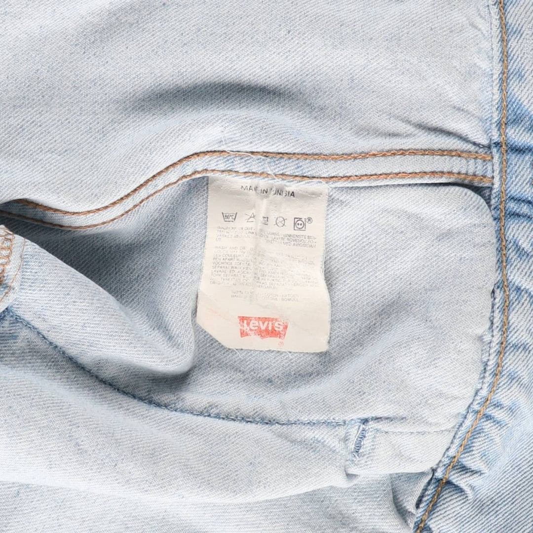 90'S Levi's 70503-0213 Denim Jacket, Men's Size L, Vintage cotton blue type Vintage Second Hand