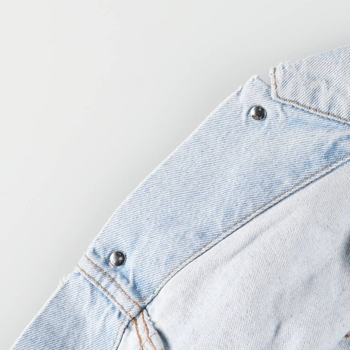 90'S Levi's 70503-0213 Denim Jacket, Men's Size L, Vintage cotton blue type Vintage Second Hand