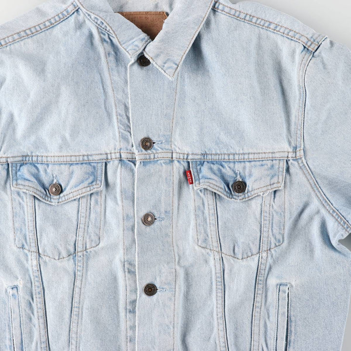 90'S Levi's 70503-0213 Denim Jacket, Men's Size L, Vintage cotton blue type Vintage Second Hand