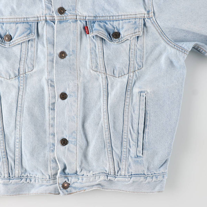 90'S Levi's 70503-0213 Denim Jacket, Men's Size L, Vintage cotton blue type Vintage Second Hand