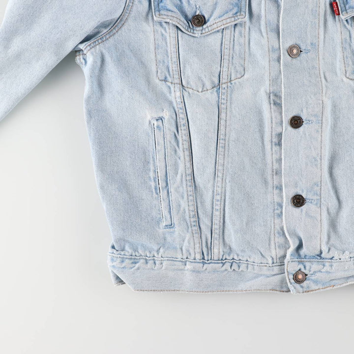 90'S Levi's 70503-0213 Denim Jacket, Men's Size L, Vintage cotton blue type Vintage Second Hand