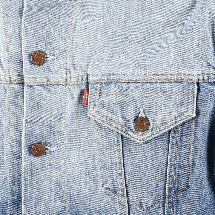 2000'S Levi's 70500-0487 Euro Model Denim Jacket, Men's Size XL cotton blue type Vintage Second Hand