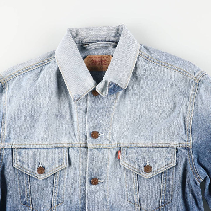 2000'S Levi's 70500-0487 Euro Model Denim Jacket, Men's Size XL cotton blue type Vintage Second Hand