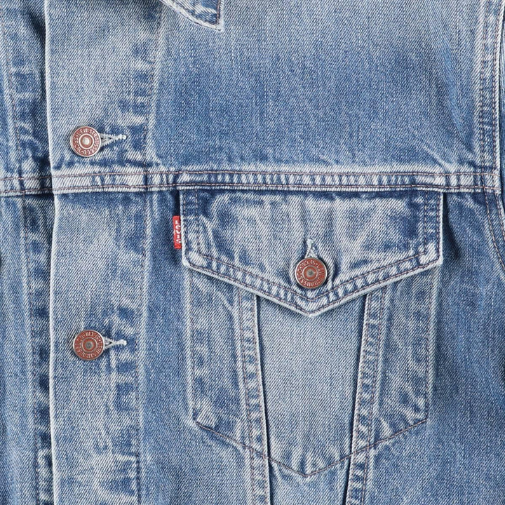2000'S Levi's 70550-0429 Euro Model Denim Jacket, Men's Size L cotton blue type Vintage Second Hand
