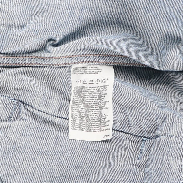 2000'S Levi's 70550-0429 Euro Model Denim Jacket, Men's Size L cotton blue type Vintage Second Hand