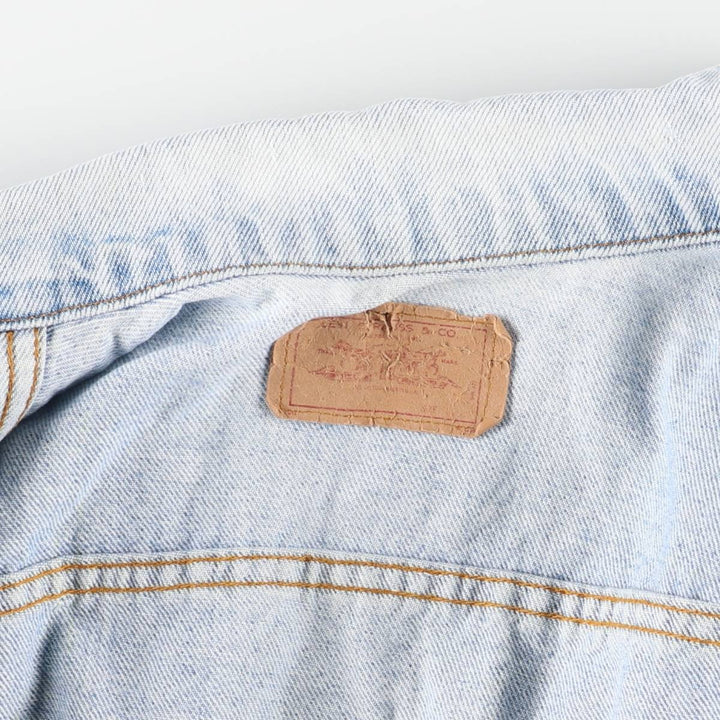 Levi's denim jacket, denim jacket, made in the USA, men's size M, vintage cotton blue type Vintage Second Hand