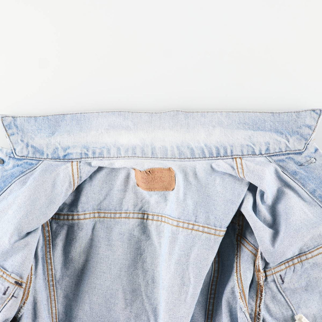 Levi's denim jacket, denim jacket, made in the USA, men's size M, vintage cotton blue type Vintage Second Hand
