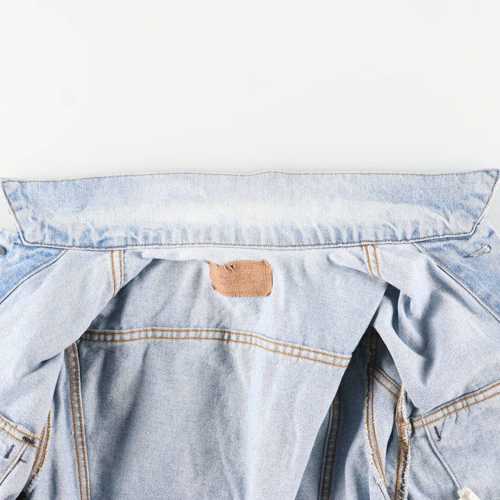 Levi's denim jacket, denim jacket, made in the USA, men's size M, vintage cotton blue type Vintage Second Hand