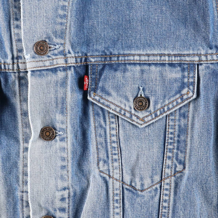 2000'S Levi's 70550-0414 Euro Model Denim Jacket, Men's Size L cotton blue type Vintage Second Hand