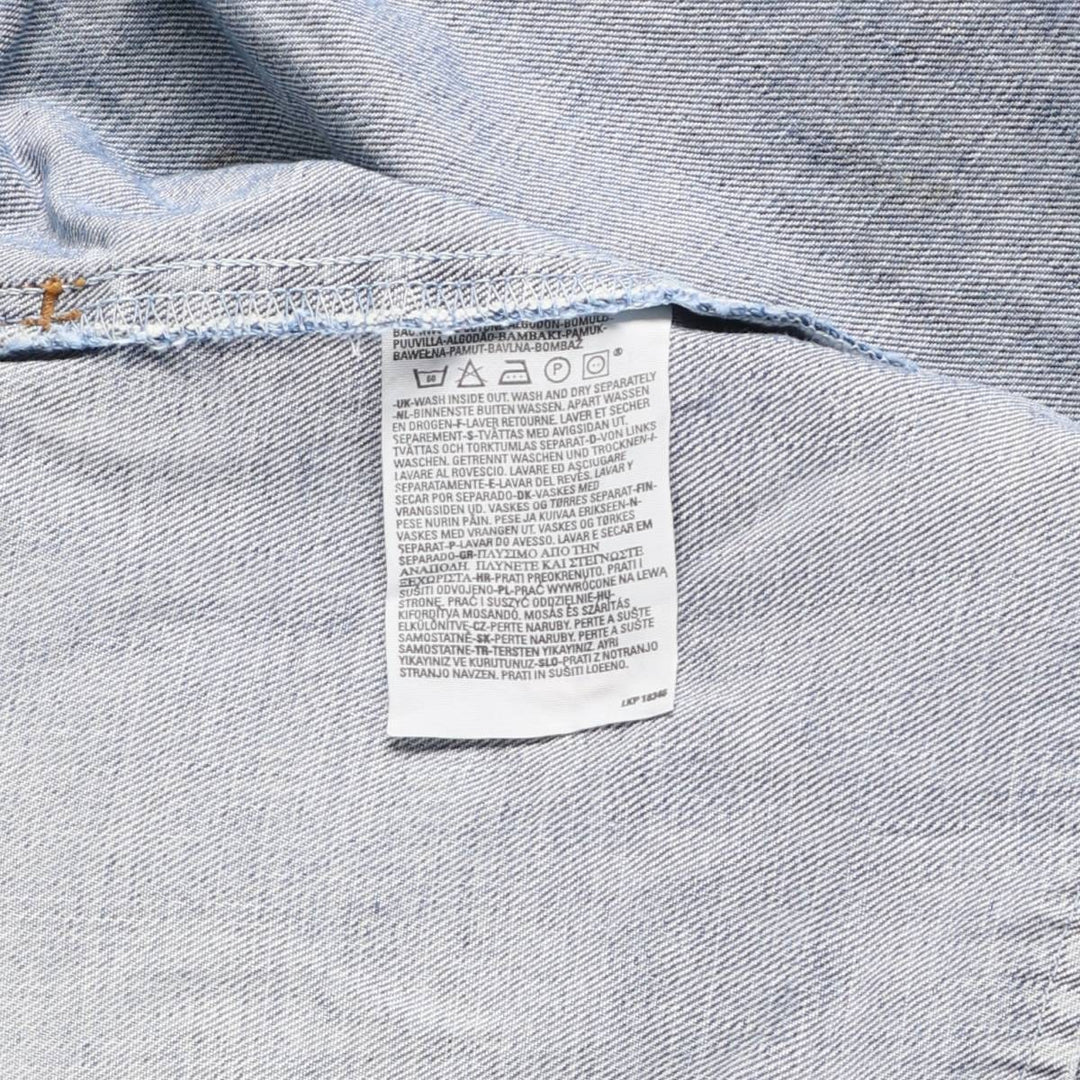 2000'S Levi's 70550-0414 Euro Model Denim Jacket, Men's Size L cotton blue type Vintage Second Hand